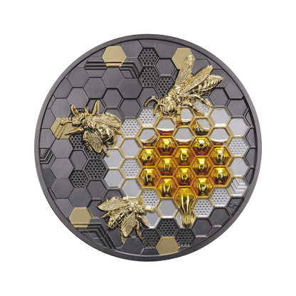 Queen Bee Bionic Genesis 5 Oz Silver Coin 2026 CIT Coin Invest AG
