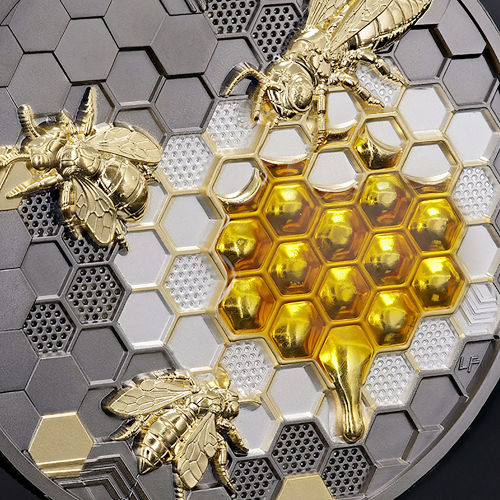 Queen Bee Bionic Genesis 5 Oz Silver Coin 2026 CIT Coin Invest AG