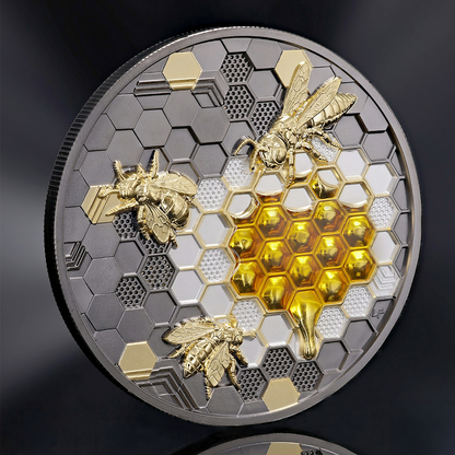Queen Bee Bionic Genesis 5 Oz Silver Coin 2026 CIT Coin Invest AG