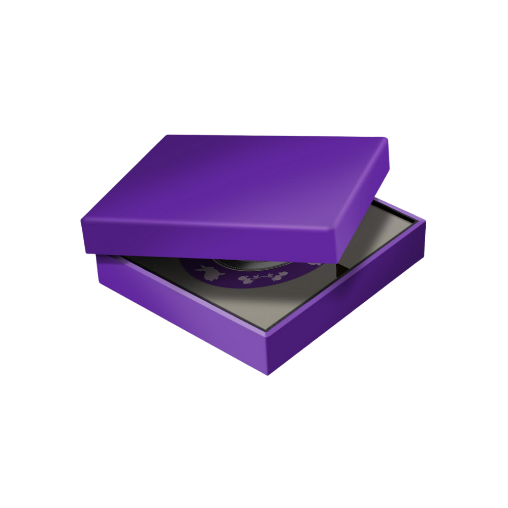 RABBIT Mother of Pearl Lunar Year 5 Oz Silver Coin $25 Cook Islands 2023