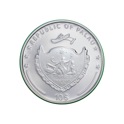 RAINFOREST Our Earth 2 Oz Silver Coin $10 Palau 2021