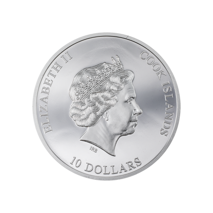 RAVEN WITCH Eye of Magic 2 Oz Silver Coin $10 Cook Islands 2022