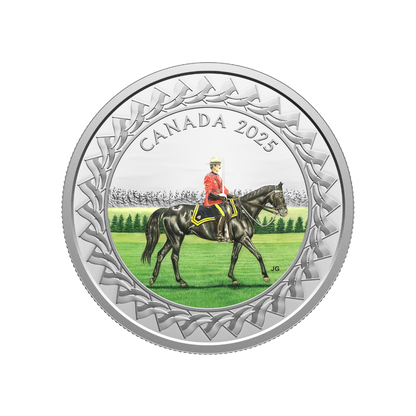 RCMP Musical Ride 1 Oz Fine Silver Coin Canada 2025