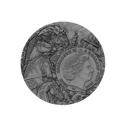 RED HORSE Four Horsemen of the Apocalypse 2 Oz Silver Coin $5 Niue 2019