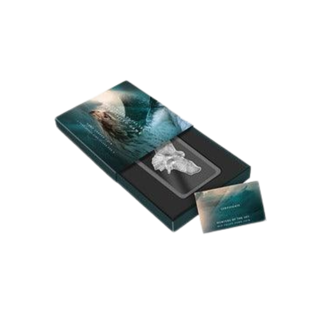 RED TAILED HAWK Hunters of the Sky 1 Oz Silver Coin $2 Solomon Islands 2020