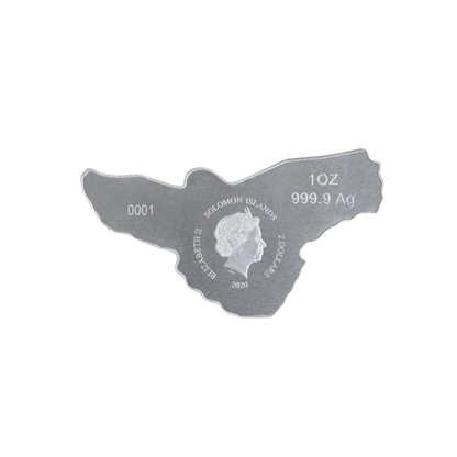 RED TAILED HAWK Hunters of the Sky 1 Oz Silver Coin $2 Solomon Islands 2020