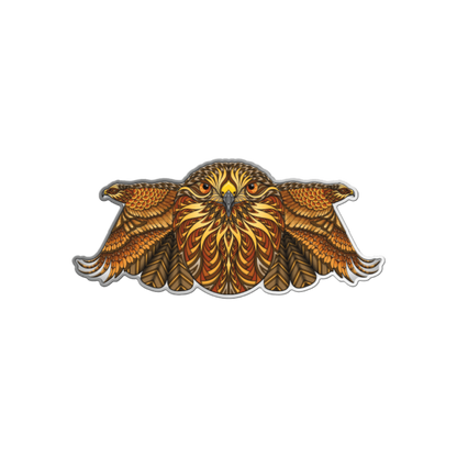 RED TAILED HAWK Shadow Hunters 3 Oz Silver Coin $8 Solomon Islands 2022