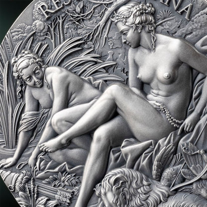 RESTING DIANA Celestial Beauty 2 Oz Silver Coin - PARTHAVA COIN