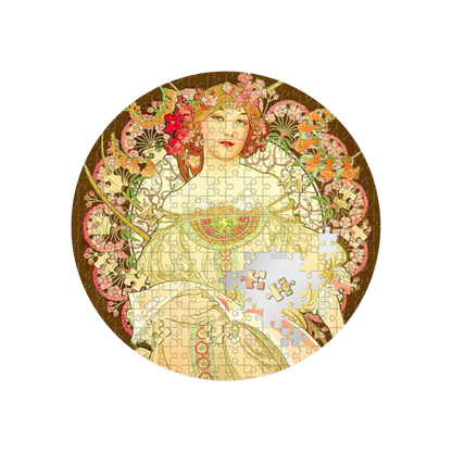 REVERIE by Mucha Micropuzzle Treasures 3 Oz Silver Coin $20 Palau 2021