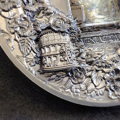 ROMA Monumental View Rome 3 Oz Silver Coin $20 Cook Islands 2024 - PARTHAVA COIN