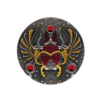 RUBY SCARABAEUS 2 Oz Silver Coin $5 Niue 2021