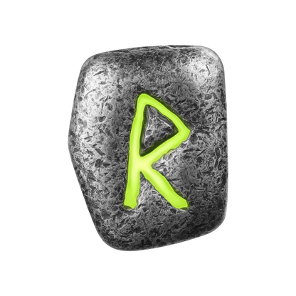 Raido Cast Rune 1 Oz Silver Cast Bar 2024 Germania Mint