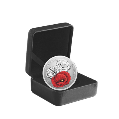 Remembrance Day 1 Oz Fine Silver Coin Canada 2025 Royal Canadian Mint