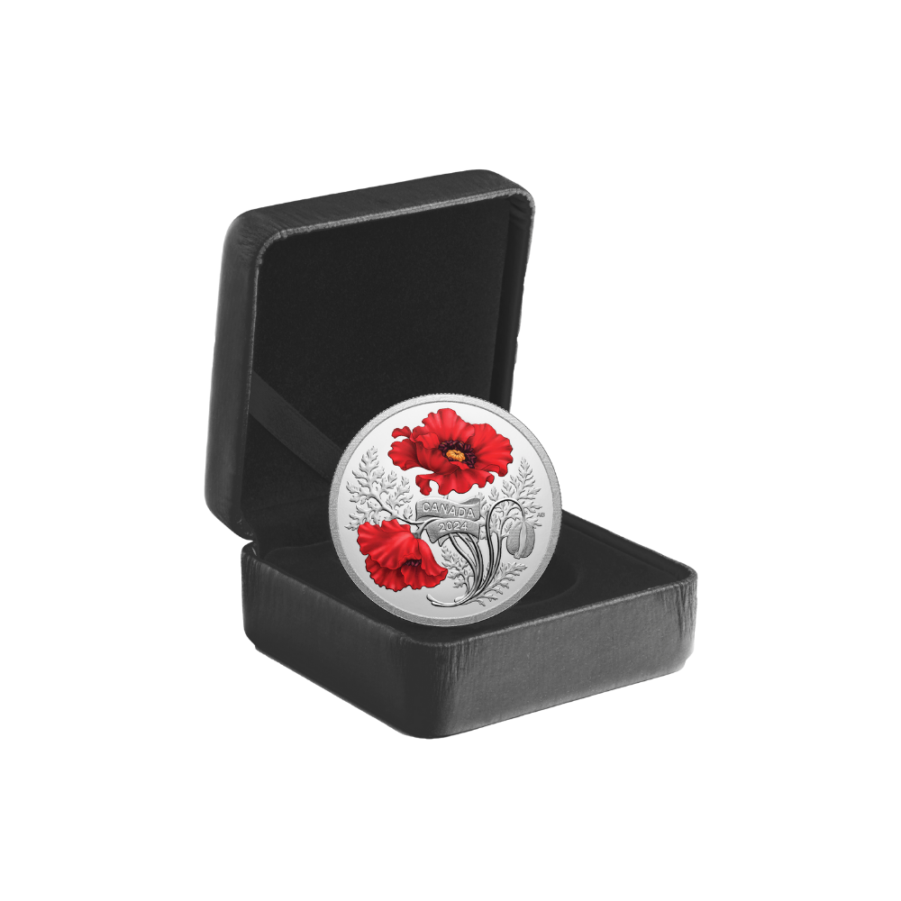 Remembrance Day 1 Oz Silver Coin $20 Canada 2024