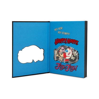 Ren & Stimpy Butt Bump Silver Collectible Coin