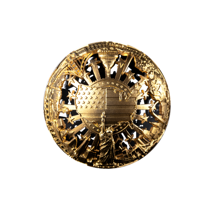 Revolution and Freedom Spherical 2 Oz Silver Coin 2026