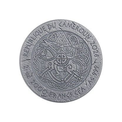 Rollo of Normandy The Way To Valhalla 2 Oz Silver Coin 2025