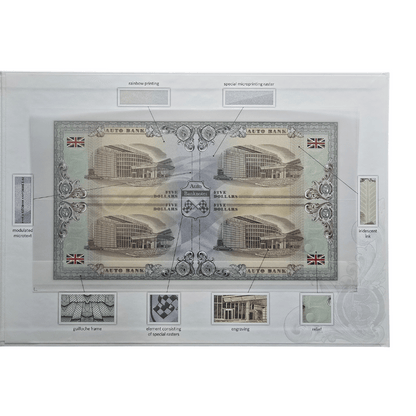 Rolls-Royce Auto Fantasy Note – Limited Uncut Sheet of 4 Ultra-Luxury Collectible Banknotes