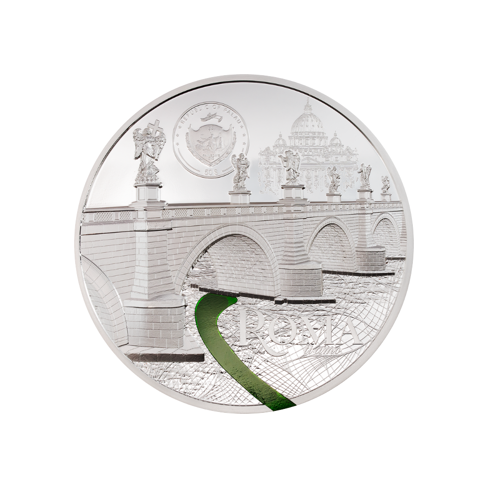 Roma Tiffany Art Metropolis Rome 1 Kg Kilo Silver Coin 2022