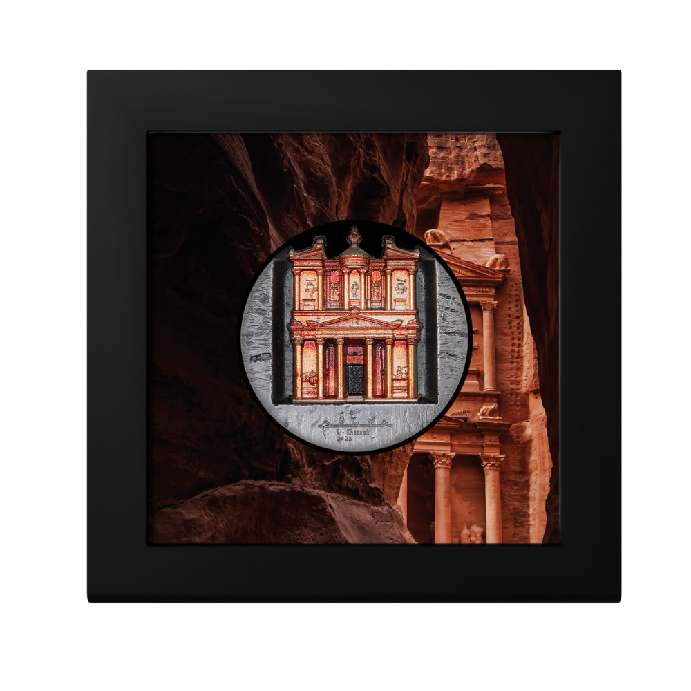 Rose City Petra Al-Khazneh 5 Oz Silver Coin 2025 CIT COIN INVEST AG