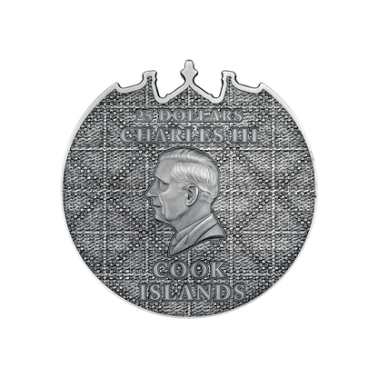 Rose City Petra Al-Khazneh 5 Oz Silver Coin 2025 CIT COIN INVEST AG