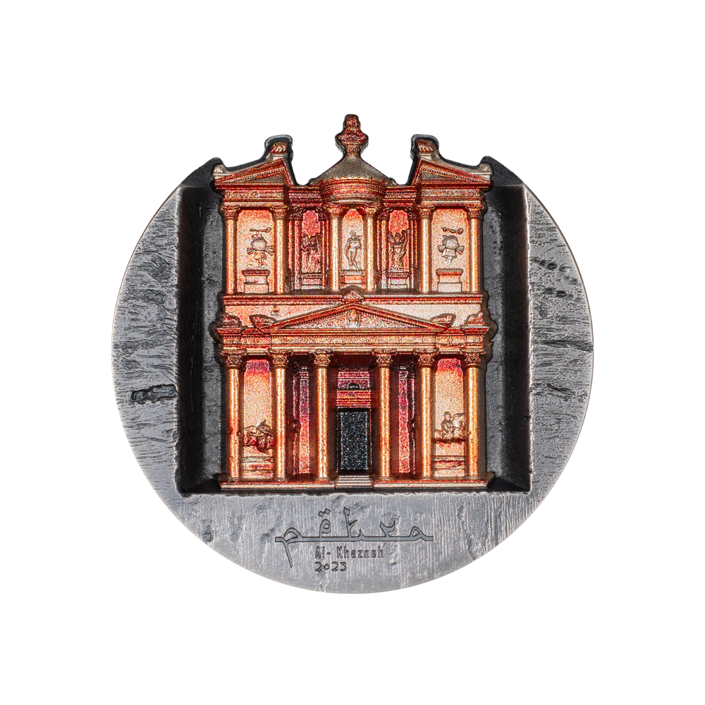 Rose City Petra Al-Khazneh 5 Oz Silver Coin 2025 CIT COIN INVEST AG
