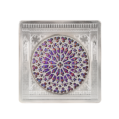 Rose Window Notre Dame 2026 Fine Silver Coin ROYAL CANADIAN MINT