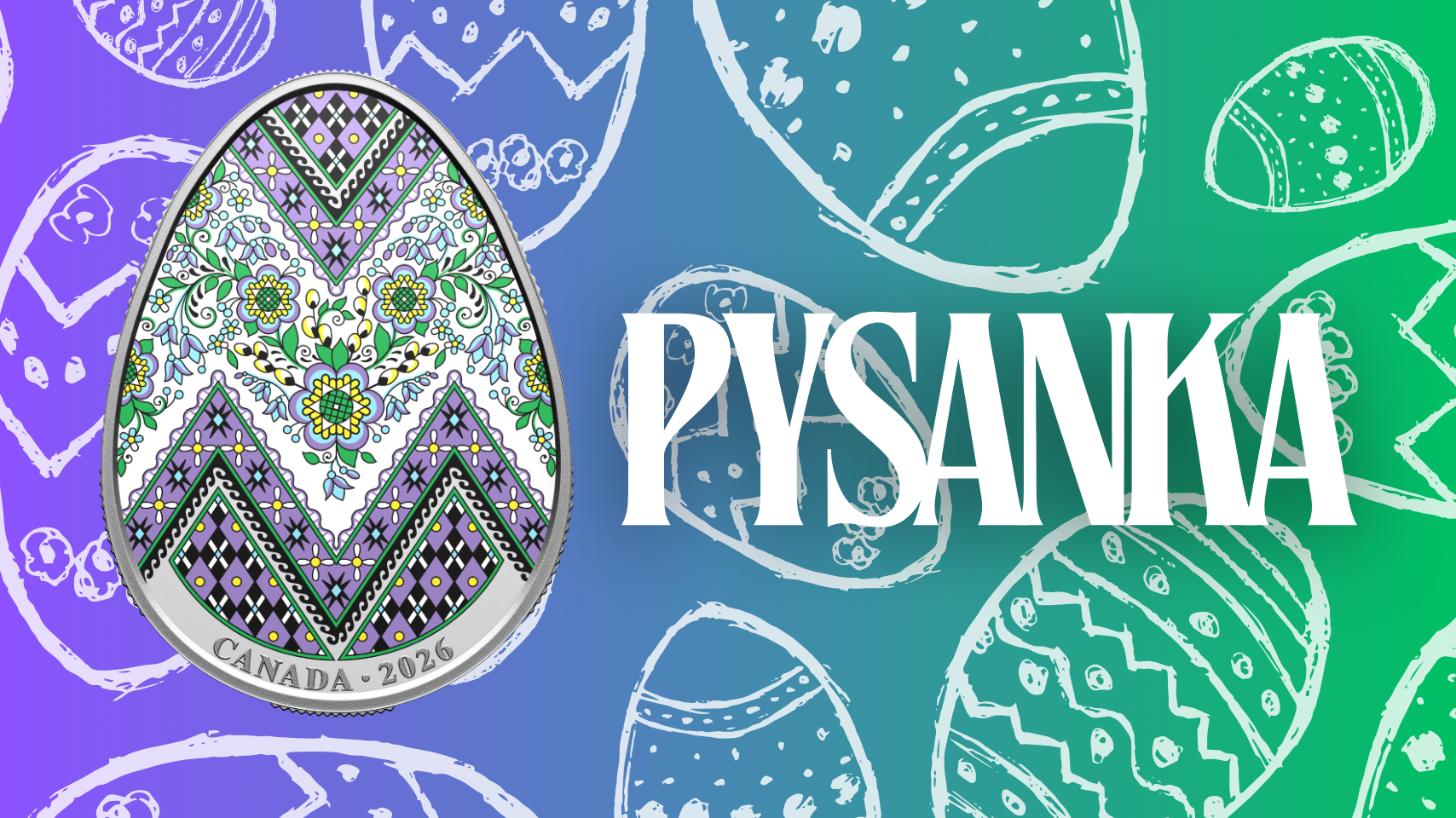 Pysanka Silver Coin 2026 Royal Canadian Mint | Parthava Coin