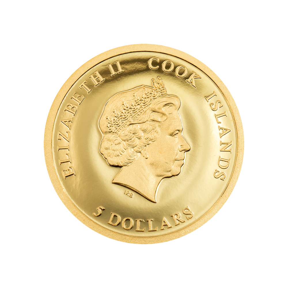 SAN FRANCISCO Big City Lights 0.5 g Gold Coin $5 Cook Islands 2024