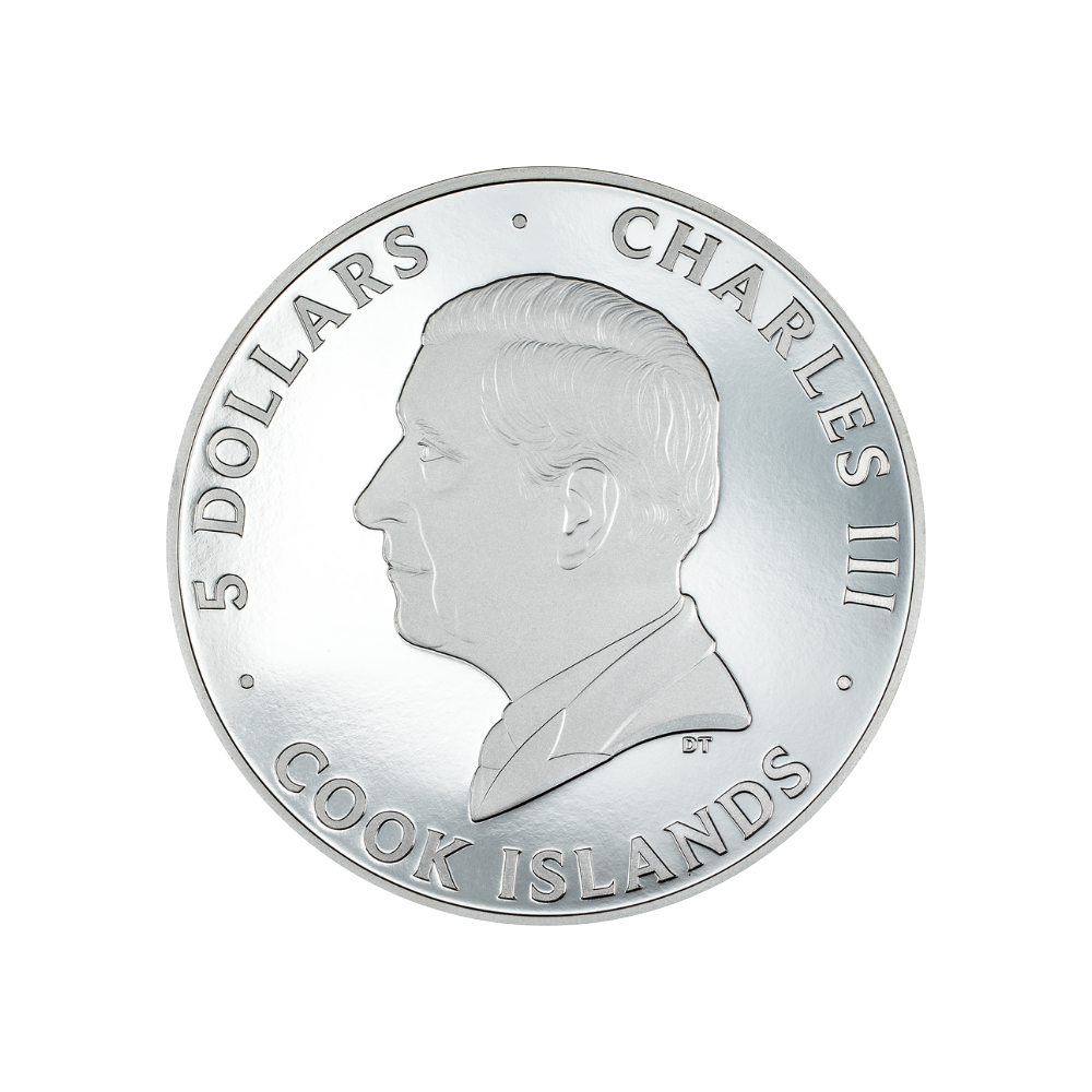 SAN FRANCISCO Big City Lights 1 Oz Silver Coin $5 Cook Islands 2024