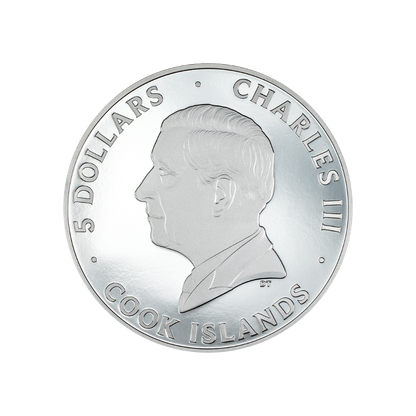 SAN FRANCISCO Big City Lights 1 Oz Silver Coin $5 Cook Islands 2024