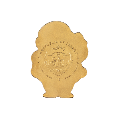 SANTA CLAUS Golden Highlights Gold Coin $1 Palau