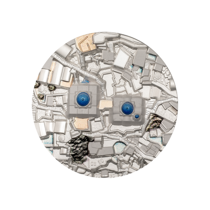 SANTORINI Bucket List 5 Oz Silver Coin $25 Cook Islands 2024