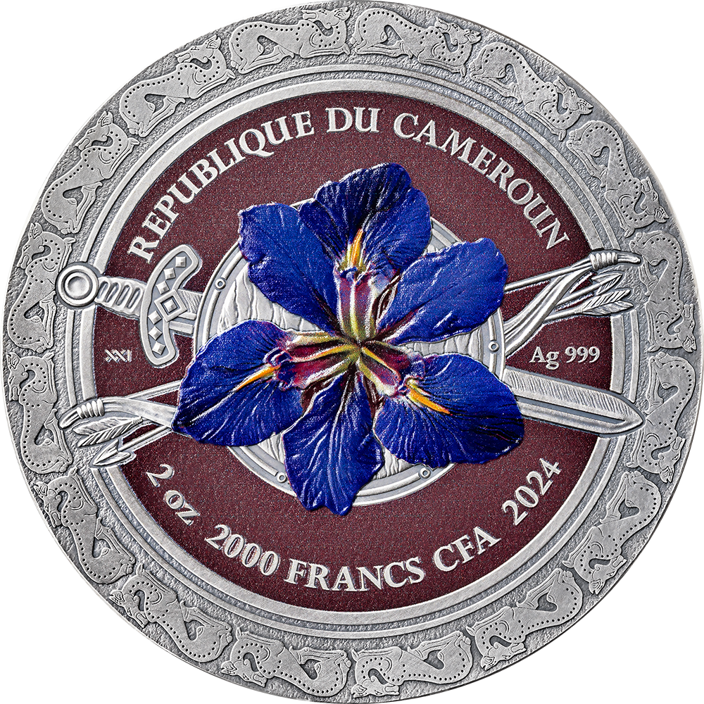 SARMATIANS Femina Bellator 2 Oz Silver Coin 2000 Francs Cameroon 2024