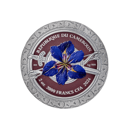 SARMATIANS Femina Bellator 2 Oz Silver Coin 2000 Francs Cameroon 2024