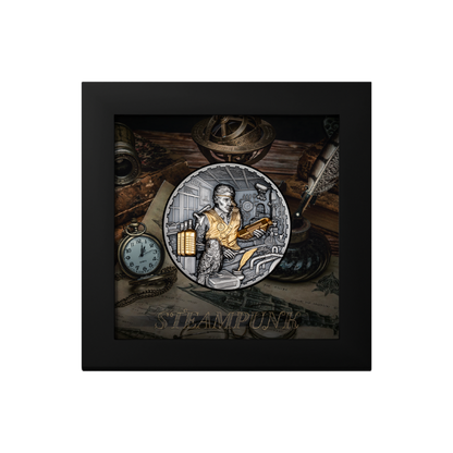 SCIENCE LAB Steampunk 3 Oz Silver Coin $20 Cook Islands 2023