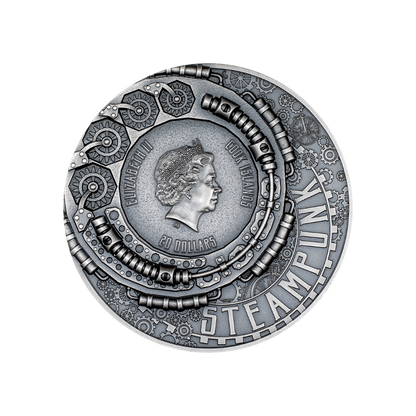 SCIENCE LAB Steampunk 3 Oz Silver Coin $20 Cook Islands 2023