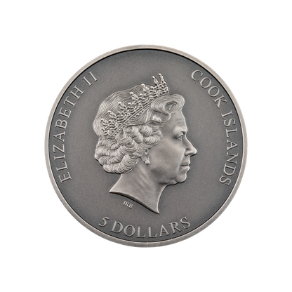 SECRET HEART 1 Oz Silver Coin $5 Cook Islands 2022