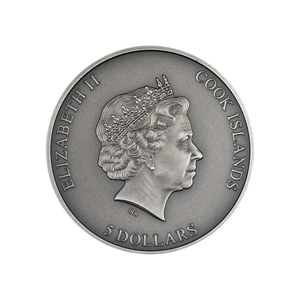 SECRET HEART 1 Oz Silver Coin $5 Cook Islands 2023