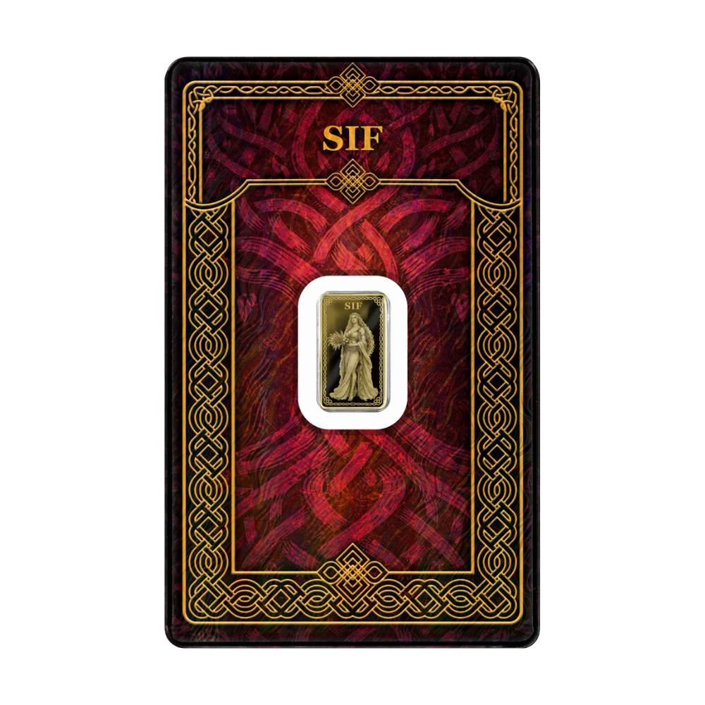 Sif Gods of Germania Gold Bar 2026 Germania Mint