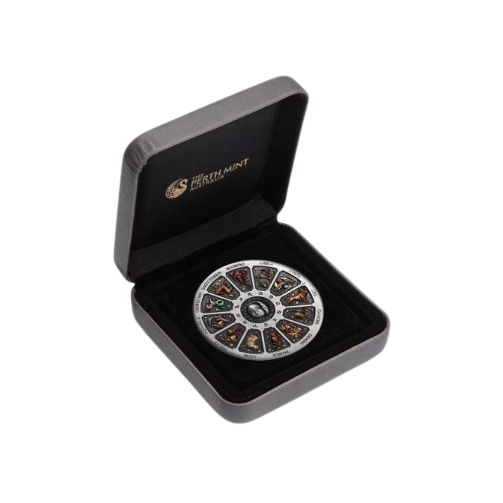 SIGNS OF THE ZODIAC 5 Oz Silver Coin $5 Tuvalu 2021