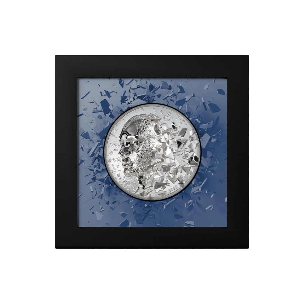 SILVER BURST 3 Oz Silver Coin $20 Cook Islands 2022