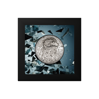 SILVER BURST Bald Eagle 3 Oz Silver Coin $20 Cook Islands 2024