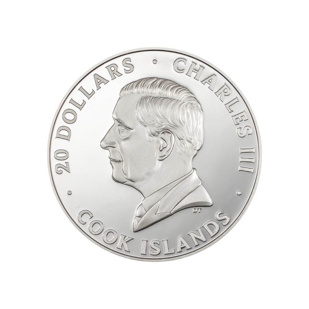 SILVER BURST Bald Eagle 3 Oz Silver Coin $20 Cook Islands 2024