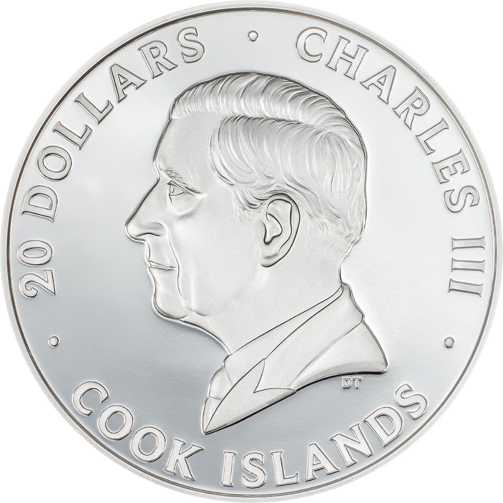 SILVER BURST Rhino 3 Oz Silver Coin 2025