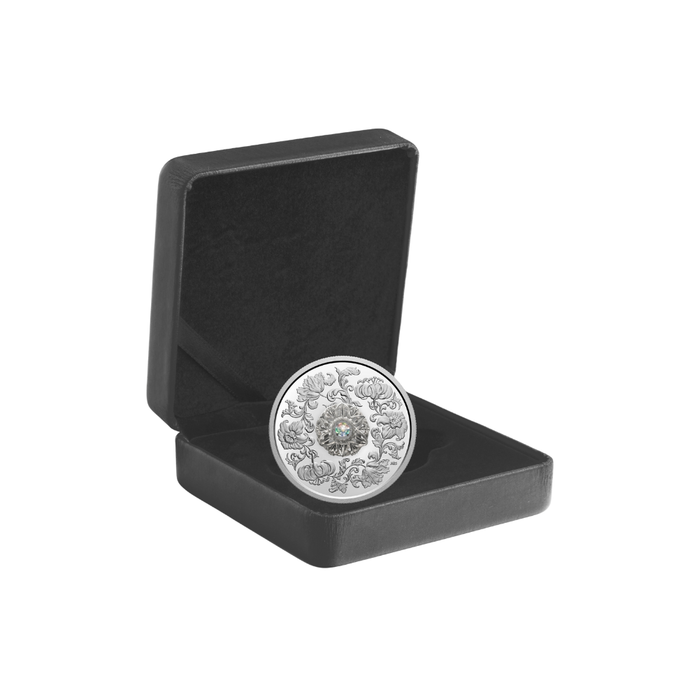 SPARKLE OF THE HEART Dancing Diamond Silver Coin $20 Canada 2020