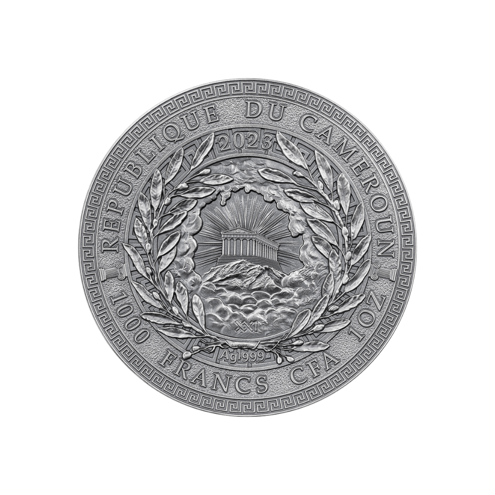 SPHINX Great Greek Mythology 1 Oz Silver Coin 1000 Francs Cameroon 2024
