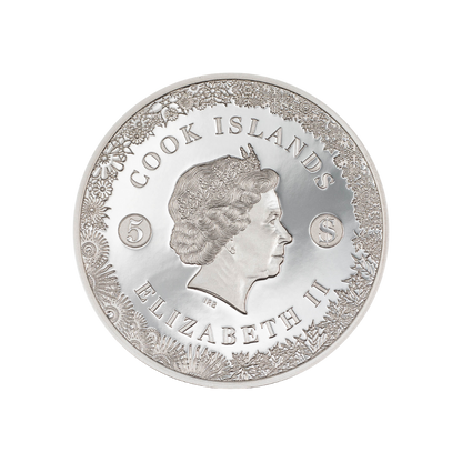 SPRING Manga 1 Oz Silver Coin $5 Cook Islands 2023