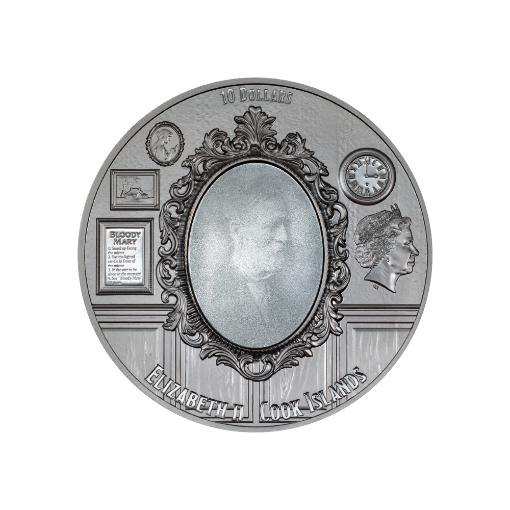 STANLEY Most Haunted Places 2 Oz Silver Coin $10 Cook Islands 2023