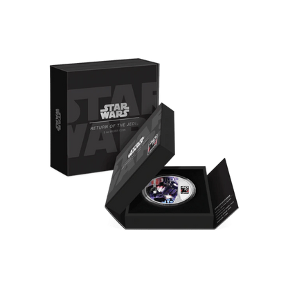 STAR WARS Return of the Jedi 40th Anniversary 3 Oz Silver Coin $10 Niue 2023
